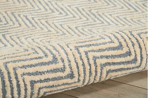 Nourison Modern Deco Blue 96 X 130 Area Rug 805-114020 Image 2