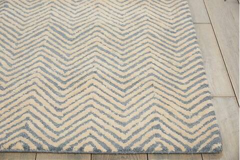 Nourison Modern Deco Blue 96 X 130 Area Rug 805-114020 Image 4