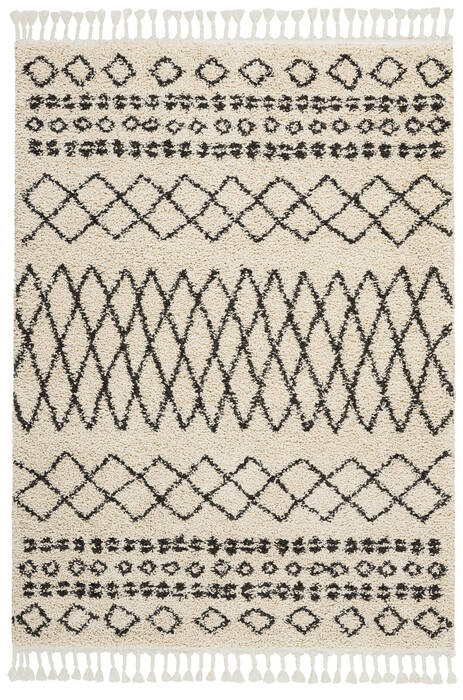 Nourison Moroccan Shag White 53 X 711 Area Rug 805-114042 Image 0