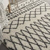 Nourison Moroccan Shag White 53 X 711 Area Rug 805-114042 Thumb 4