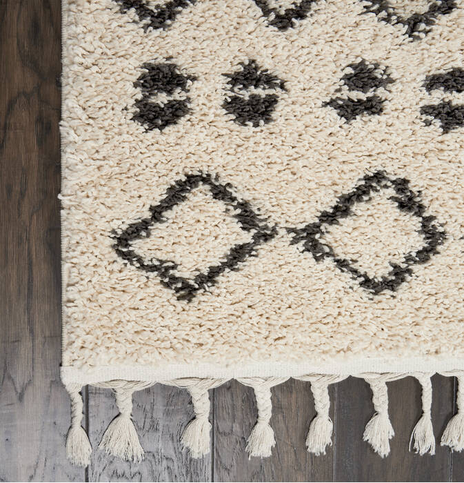 Nourison Moroccan Shag Beige 311 X 67 Area Rug 805-114045 Image 1