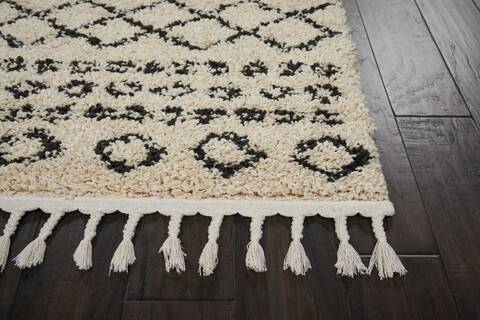 Nourison Moroccan Shag Beige 311 X 67 Area Rug 805-114045 Image 5