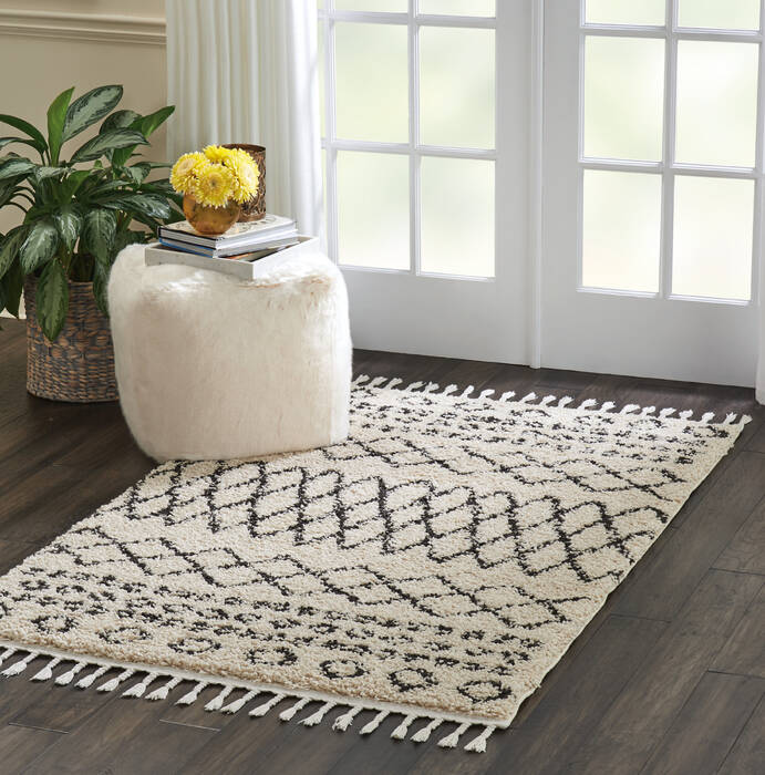 Nourison Moroccan Shag Beige 311 X 67 Area Rug 805-114045 Image 6