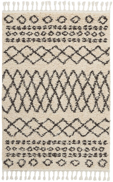 Nourison Moroccan Shag Beige 311 X 67 Area Rug 805-114045 Image 0