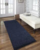 Nourison Malibu Shag Blue Runner 22 X 76 Area Rug  805-114062 Thumb 3