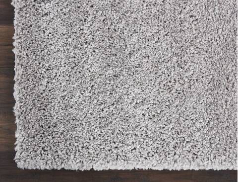 Nourison Malibu Shag Grey Runner 22 X 910 Area Rug 805-114066 Image 1