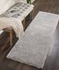 Nourison Malibu Shag Grey Runner 22 X 910 Area Rug 805-114066 Thumb 3