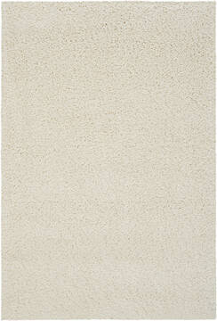Nourison Malibu Shag Beige Rectangle 4x6 ft Polypropylene Carpet 114083