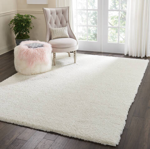Nourison Malibu Shag Beige 67 X 96 Area Rug 805-114085 Image 3