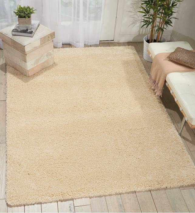 Nourison MALIBU SHAG White 53 X 73 Area Rug 805-114097 Image 1