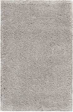 Nourison Malibu Shag Grey Rectangle 2x4 ft Polypropylene Carpet 114106