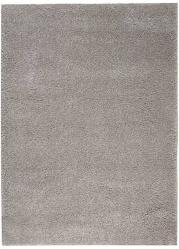 Nourison Malibu Shag Grey 5'3" X 7'3" Area Rug  805-114109