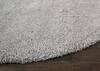Nourison Malibu Shag Grey Round 67 X 67 Area Rug 805-114110 Thumb 5