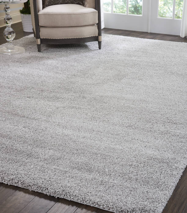 Nourison Malibu Shag Grey 910 X 132 Area Rug 805-114117 Image 3