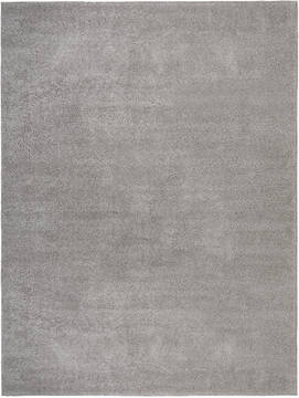 Nourison Malibu Shag Grey Rectangle 10x13 ft Polypropylene Carpet 114117