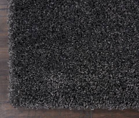 Nourison Malibu Shag Grey 26 X 40 Area Rug 805-114118 Image 1
