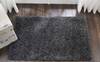 Nourison Malibu Shag Grey 26 X 40 Area Rug  805-114118 Thumb 3