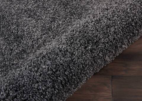 Nourison Malibu Shag Grey Round 40 X 40 Area Rug 805-114120 Image 2