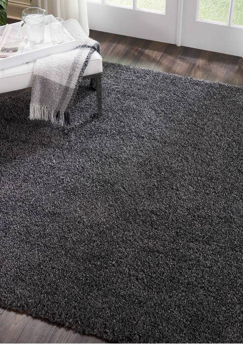 Nourison Malibu Shag Grey Square 67 X 67 Area Rug 805-114123 Image 3