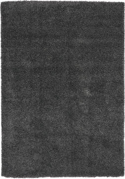 Nourison Malibu Shag Grey Rectangle 7x10 ft Polypropylene Carpet 114124
