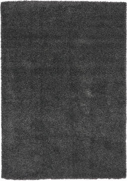 Nourison Malibu Shag Grey Rectangle 7x10 ft Polypropylene Carpet 114124