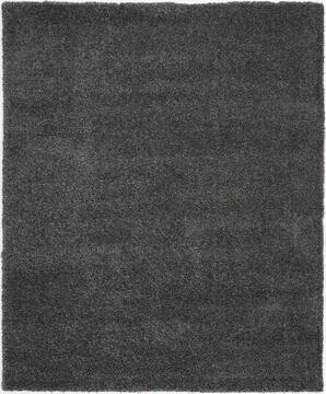 Nourison Malibu Shag Grey Rectangle 8x10 ft Polypropylene Carpet 114127