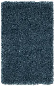 Nourison MALIBU SHAG Blue Rectangle 2x4 ft Polypropylene Carpet 114130