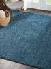 Nourison MALIBU SHAG Blue Square 67 X 67 Area Rug  805-114135 Thumb 1