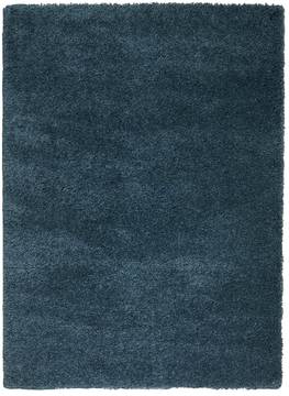 Nourison MALIBU SHAG Blue Rectangle 8x10 ft Polypropylene Carpet 114139