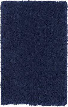 Nourison Malibu Shag Blue Rectangle 2x4 ft Polypropylene Carpet 114142