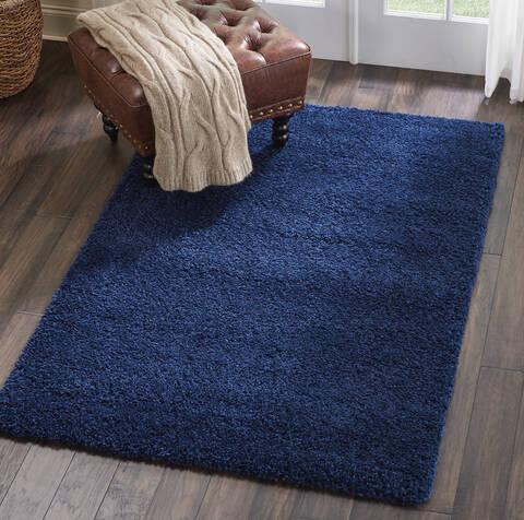 Nourison Malibu Shag Blue 311 X 511 Area Rug 805-114143 Image 4
