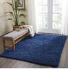 Nourison Malibu Shag Blue 53 X 73 Area Rug  805-114145 Thumb 3