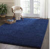 Nourison Malibu Shag Blue 67 X 96 Area Rug  805-114148 Thumb 3