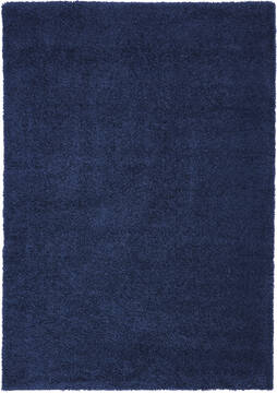 Nourison Malibu Shag Blue Rectangle 7x10 ft Polypropylene Carpet 114148