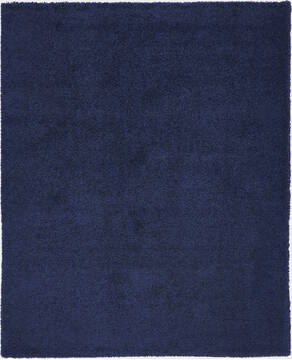 Nourison Malibu Shag Blue Rectangle 8x10 ft Polypropylene Carpet 114151