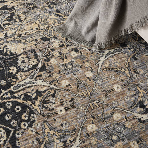 Nourison Majestic Black 96 X 128 Area Rug 805-114159 Image 4