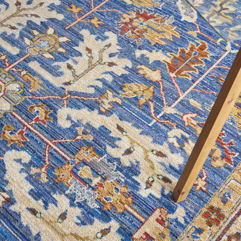 Nourison Majestic Blue 79 X 99 Area Rug 805-114162 Image 4
