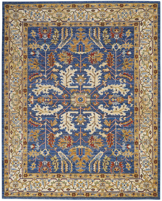 Nourison Majestic Blue 79 X 99 Area Rug 805-114162 Image 0