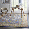 Nourison Majestic Blue 79 X 99 Area Rug  805-114162 Thumb 5