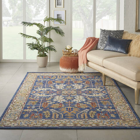 Nourison Majestic Blue 56 X 80 Area Rug 805-114163 Image 3