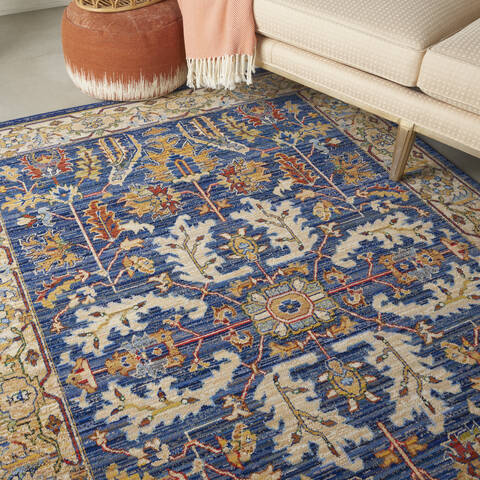 Nourison Majestic Blue 56 X 80 Area Rug 805-114163 Image 4