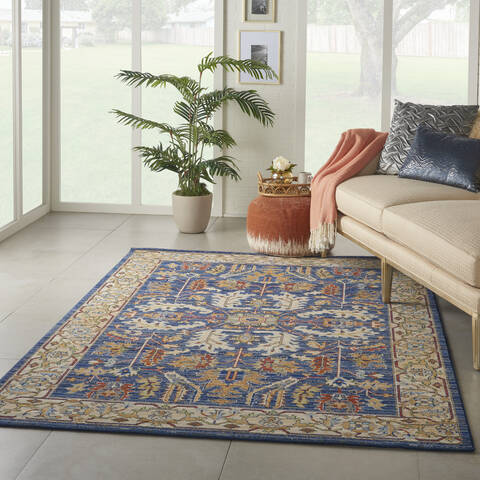 Nourison Majestic Blue 56 X 80 Area Rug 805-114163 Image 5