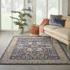 Nourison Majestic Blue 56 X 80 Area Rug  805-114163 Thumb 3