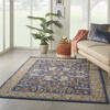 Nourison Majestic Blue 56 X 80 Area Rug  805-114163 Thumb 5