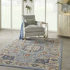 Nourison Majestic Blue 56 X 80 Area Rug 805-114168 Thumb 5