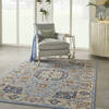 Nourison Majestic Blue 56 X 80 Area Rug  805-114168 Thumb 5