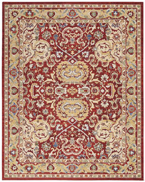 Nourison Majestic Red 7'9" X 9'9" Area Rug  805-114174