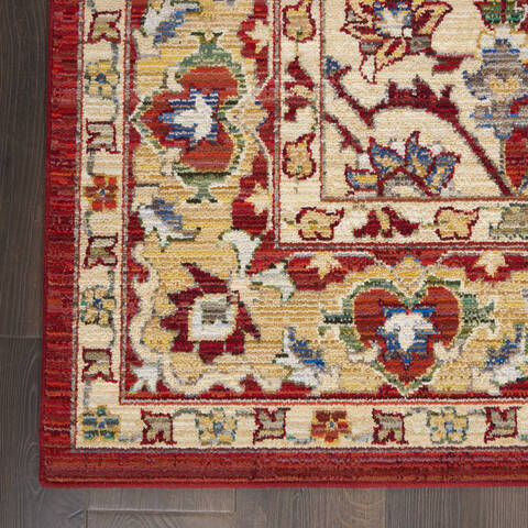 Nourison Majestic Red 56 X 80 Area Rug 805-114175 Image 1