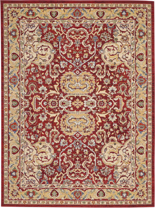 Nourison Majestic Red 86 X 116 Area Rug 805-114176 Image 0