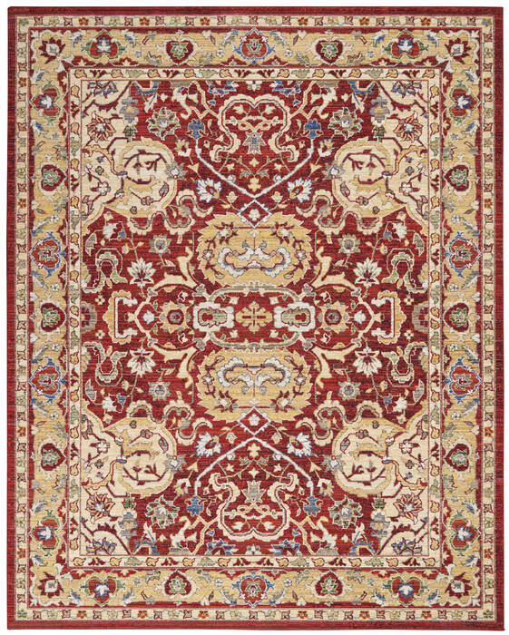 Nourison Majestic Red 96 X 128 Area Rug 805-114177 Image 0